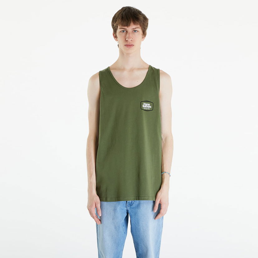 Tielko Horsefeathers Bronco Tank Top Loden Green Zelené | SM1346C