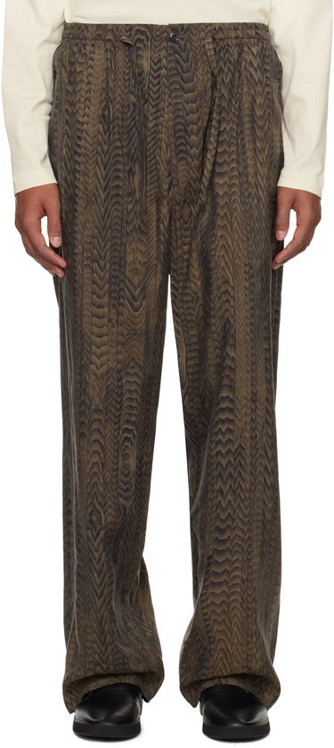 Nohavice LEMAIRE Printed Pyjama Pants Zelené | PA1160 LF1323, 0