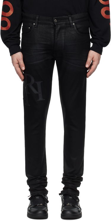 Džínsy AMIRI Amiri Skinny Jeans With Staggered Logo Čierna | AMDNSY1140, 0