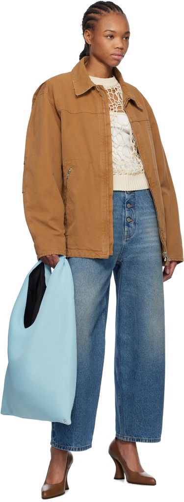 Bunda Maison Margiela MM6 Maison Margiela Canvas Jacket Hnedá | SH0AM0048 M35249, 3