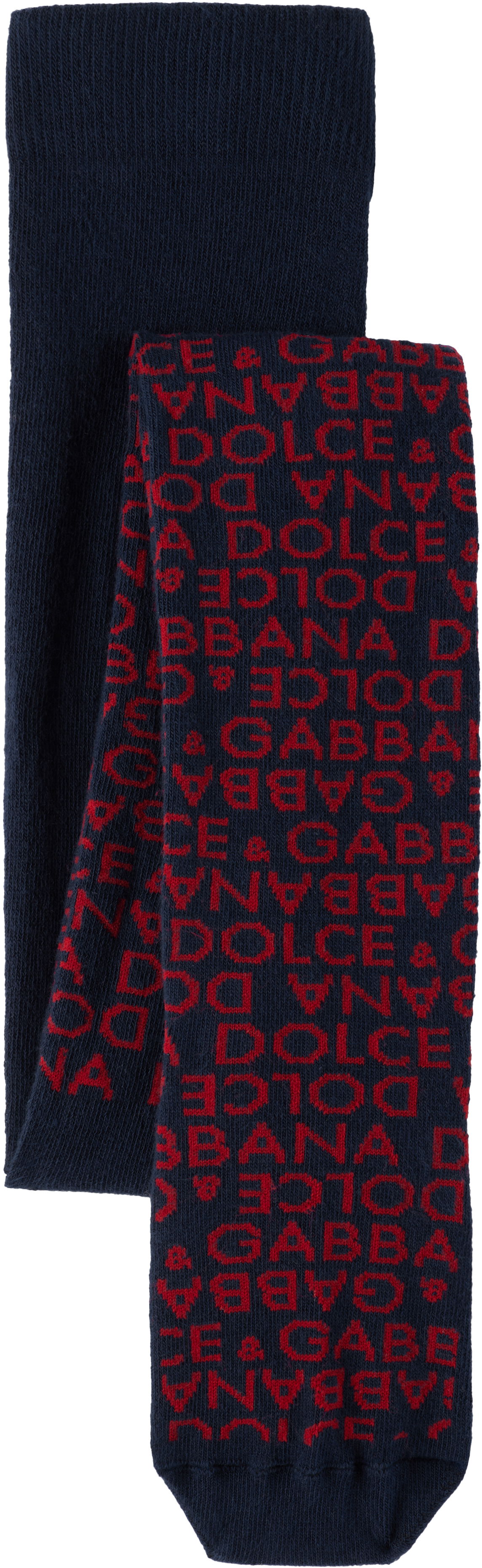 Ponožky Dolce & Gabbana Dolce&Gabbana Jacquard Knit Tights Navy | LBKAE9 JBCDO, 0