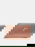 Zalina Satin Rhinestone Clutch