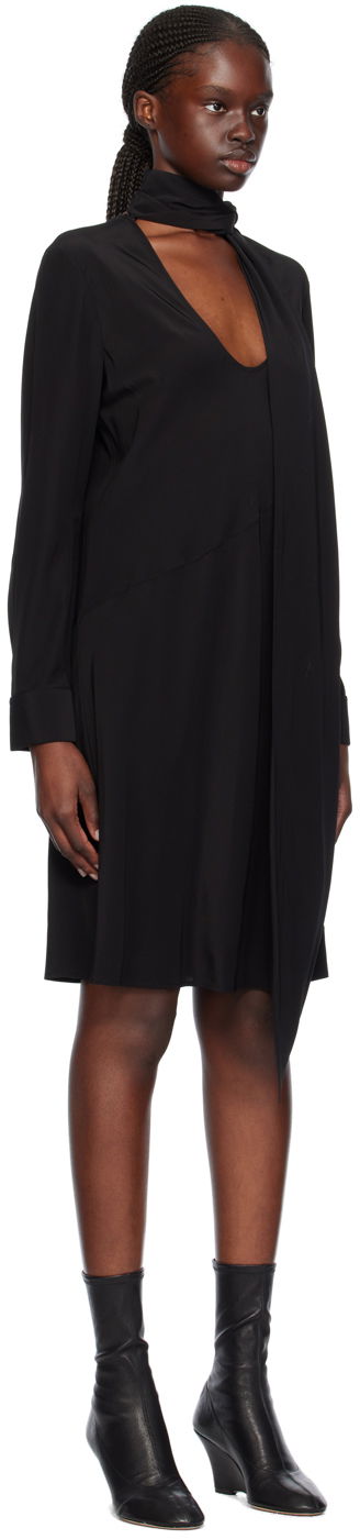 Šaty Helmut Lang Helmut Lang Scarf Midi Dress Čierna | O01HW605, 1