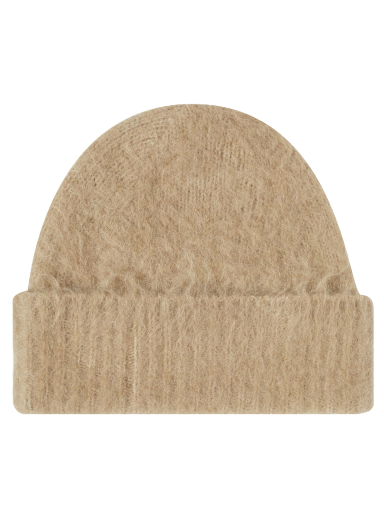 Kulicha Acne Studios Kameo Solid Brushed Beanie Dark Beige Béžová | C40305-CQL