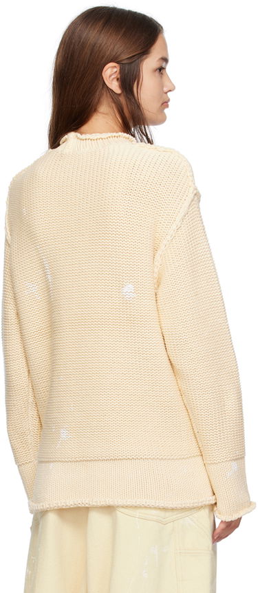Sveter R13 R13 Rolled Edge Knit Sweater Béžová | R13WY152-Y055B, 2