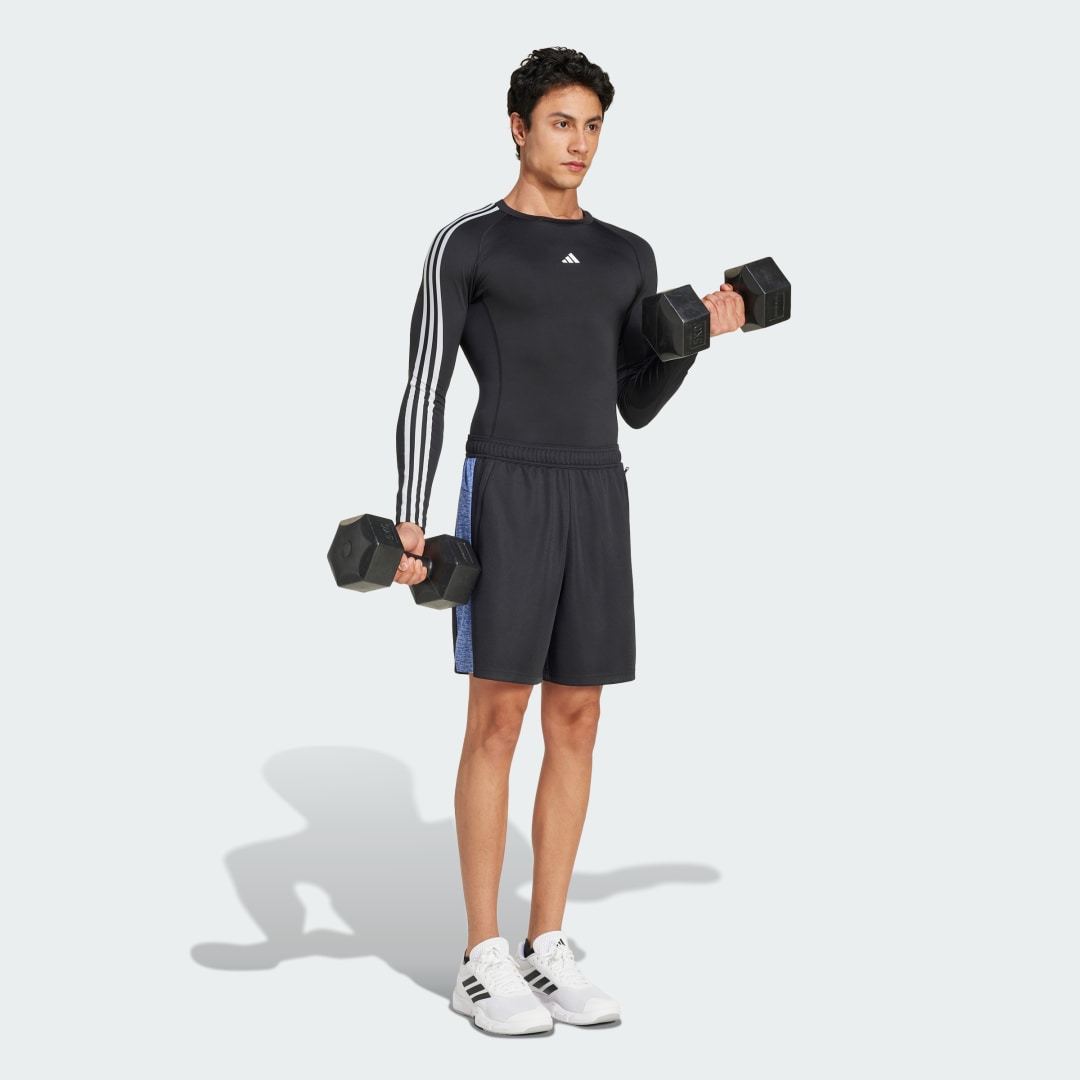 Techfit Compression Training 3-Stripes Long Sleeve