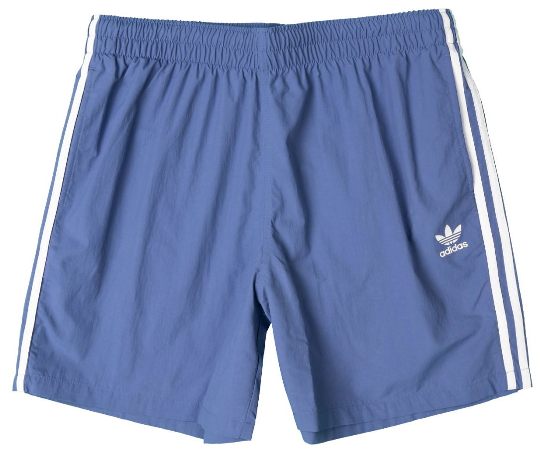 Plavky adidas Originals 3-Stripes Swim Modrá | gn3527, 0