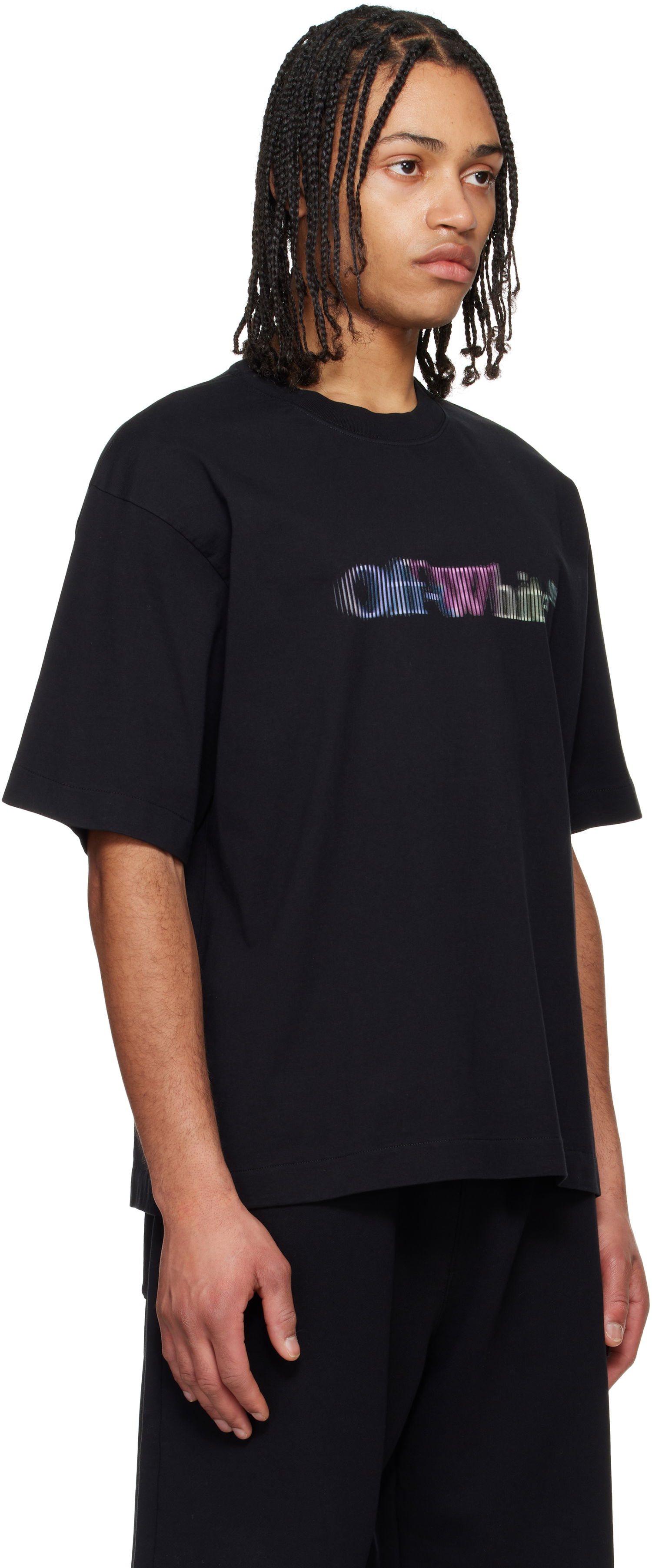 Tričko Off-White Off-White Skate Short Sleeve T-Shirt Čierna | OMAA120S25JER00M1084, 1