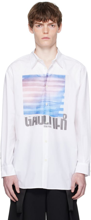 Košeľa Jean Paul Gaultier Jean Paul Gaultier Oversized Air Shirt Biela | 25/03-U-ST030-W013P-015634, 0
