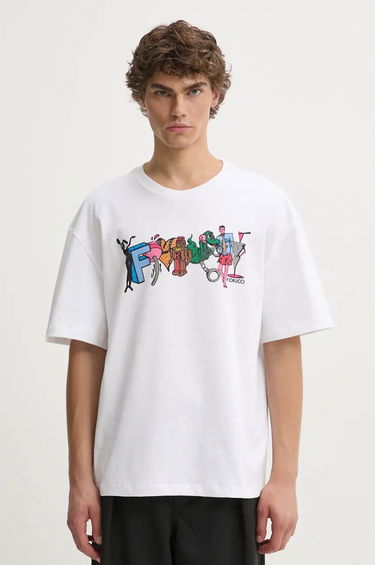 Tričko Fiorucci Fiorucci Graphic Print T-Shirt Biela | M01FMTSH103CJ01WH04, 3