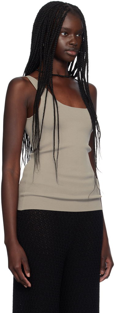 Tielko TOTEME Scoop Neck Tank Top Čierna | 243-WRT0349-YA0080, 4
