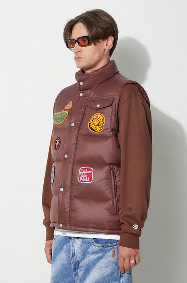 Vesta BILLIONAIRE BOYS CLUB Billionaire Boys Club Patches Down Filled Vest Hnedá | B23306, 3