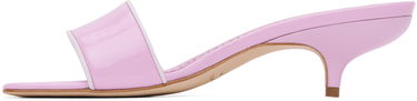 Doplnky Manolo Blahnik Manolo Blahnik Helamu Kitten Heel Mules Ružová | 224-1599, 2