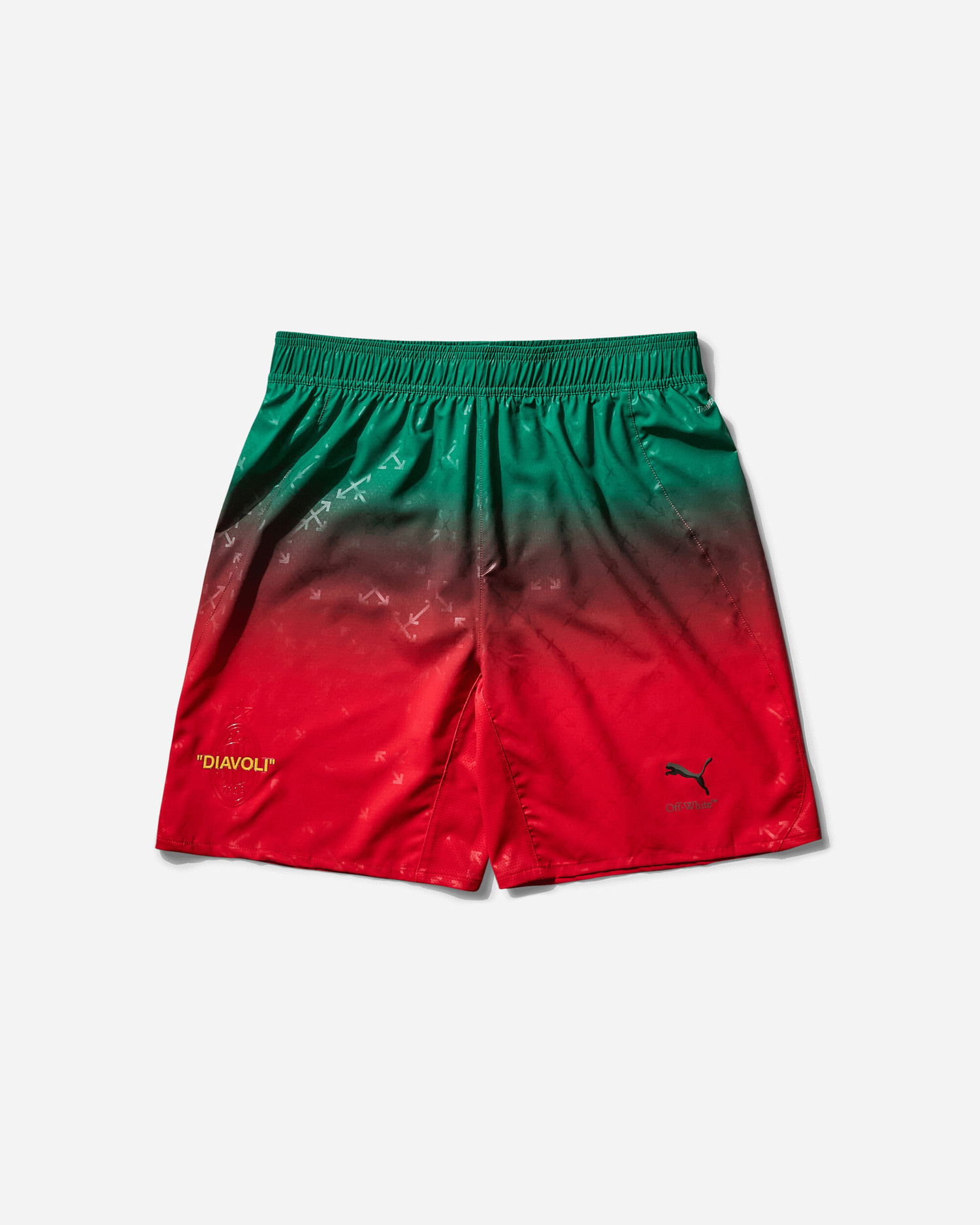 Šortky Puma AC Milan x Off-White Authentic Shorts Red / Power Green Červená | 783002-02, 1