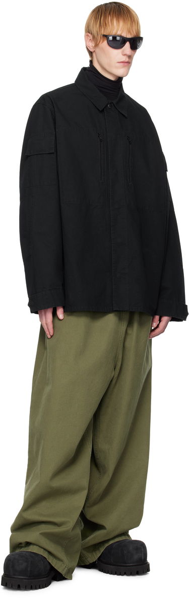 Bunda Balenciaga Balenciaga Military Shirt Čierna | 814719TQP13, 3