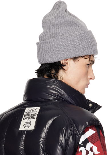Kulicha Moncler Palm Angels x Logo Beanie Vínová | J209L3B00004M1241, 2