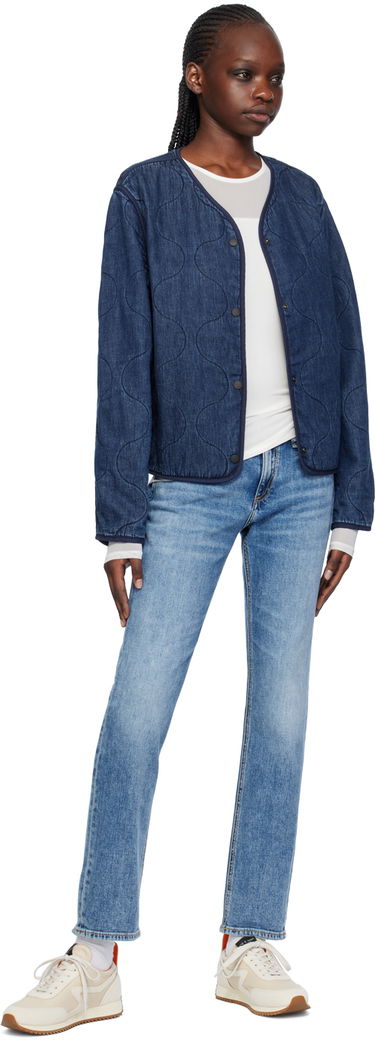 Tričko rag & bone Luca Long Sleeve T-Shirt Biela | WAC23HT006FG06, 3