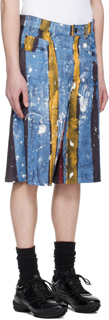 Šortky Charles Jeffrey Loverboy Charles Jeffrey LOVERBOY Silky Print Shorts Modrá | 54040301, 1