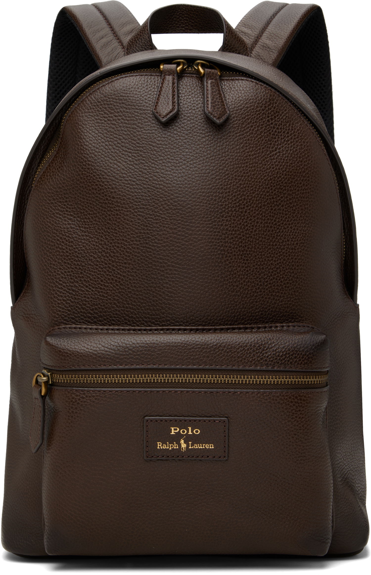 Batoh Polo by Ralph Lauren Ralph Lauren Pebbled Leather Backpack Hnedá | 405962456002, 0