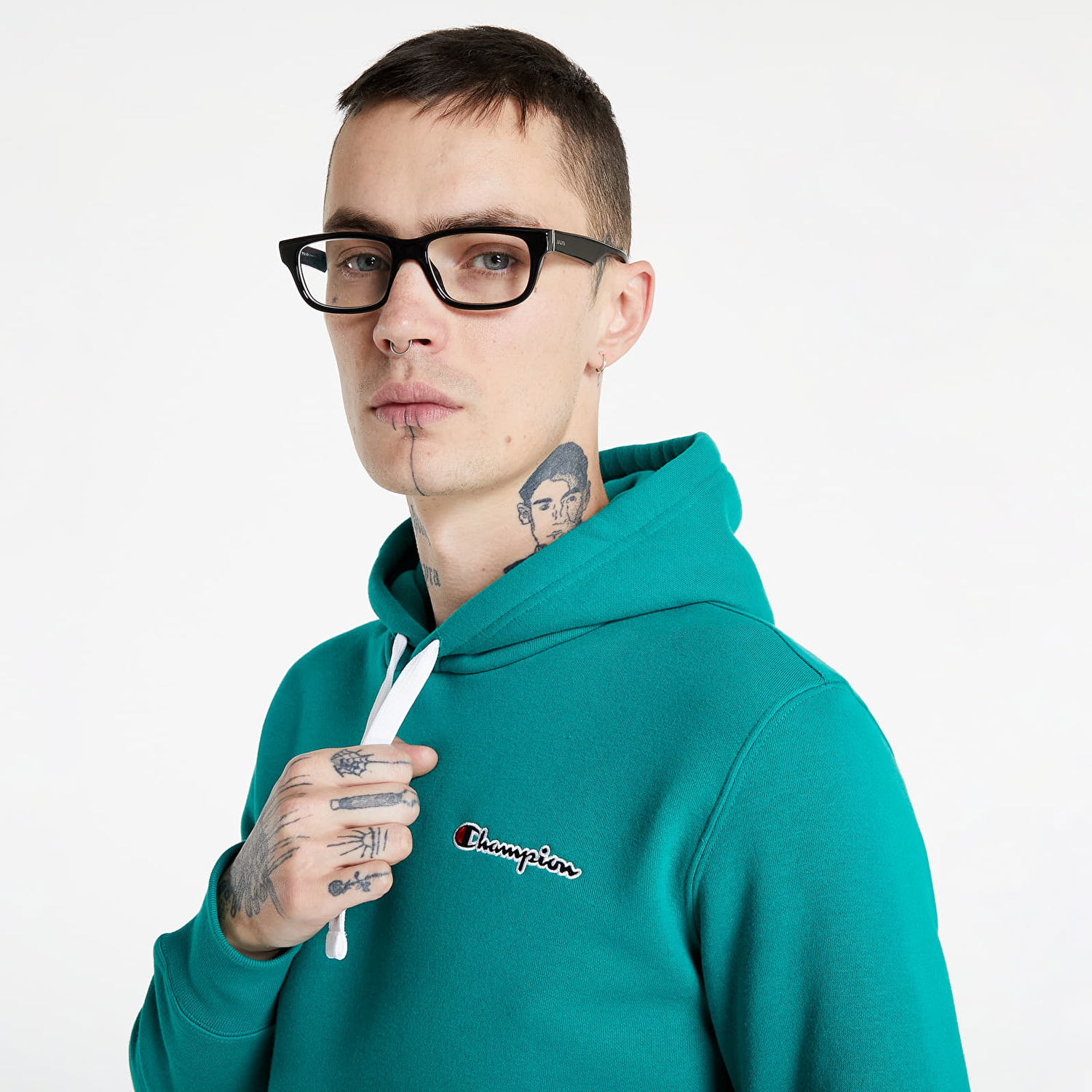 Mikina Champion Rochester M Logo Hoodie Cdg Zelené | 216475 CHA GS091, 0