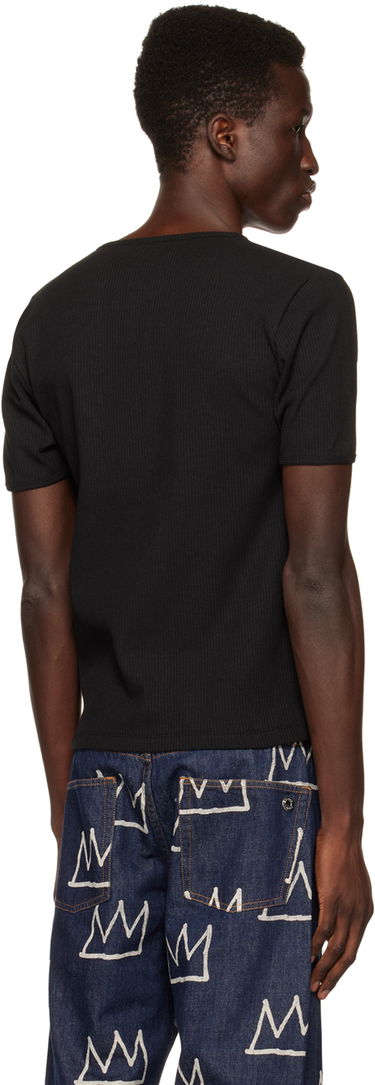 Tričko Études Strike Henley T-Shirt Čierna | E23MM163B00299, 2