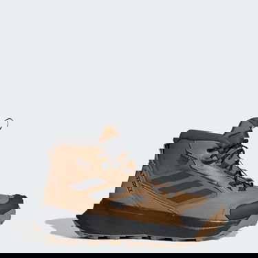 Tenisky a topánky adidas Performance Terrex Winter Leather Mid Cut Hiking Boots Hnedá | JR5297, 0