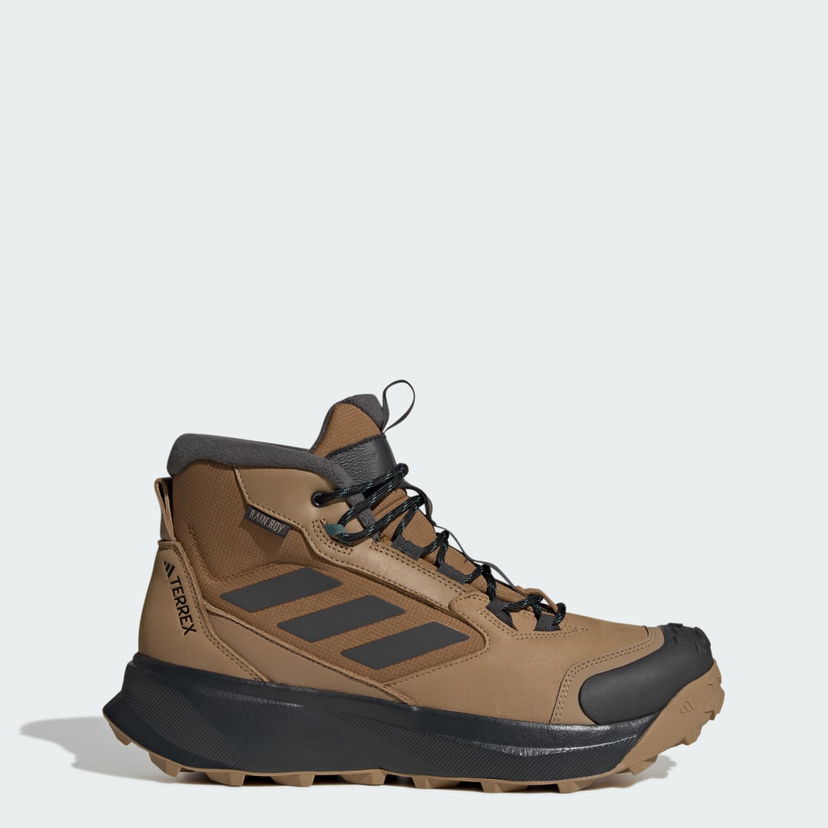 Tenisky a topánky adidas Performance Terrex Winter Leather Mid Cut Hiking Boots Hnedá | JR5297