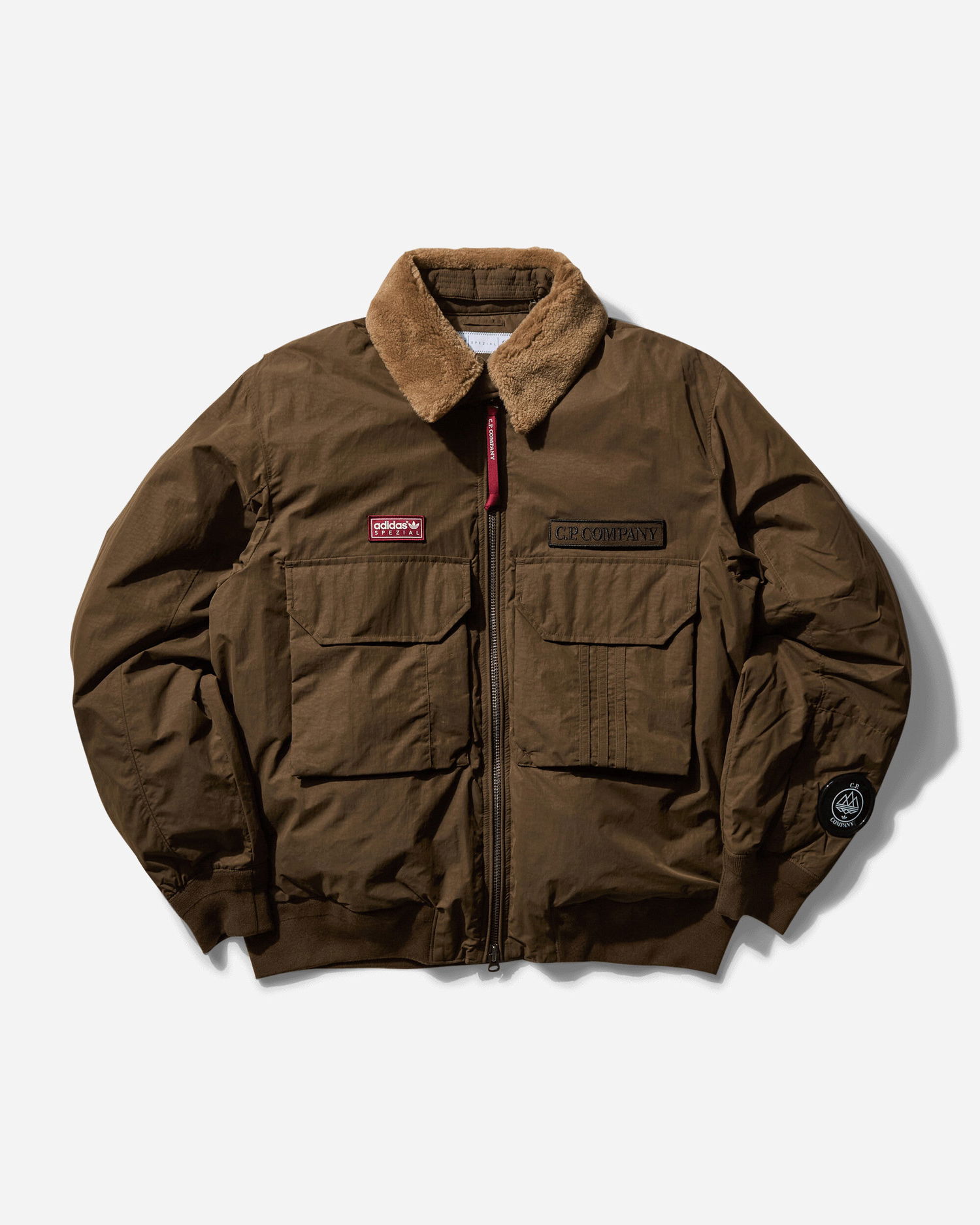 Bomber bunda adidas Originals Dust Cargo Flying Jacket Hnedá | JE8676, 1