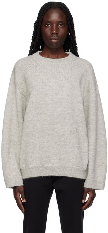 Sveter TOTEME TOTEME Crewneck Sweater Šedá | 233-5571-344, 0