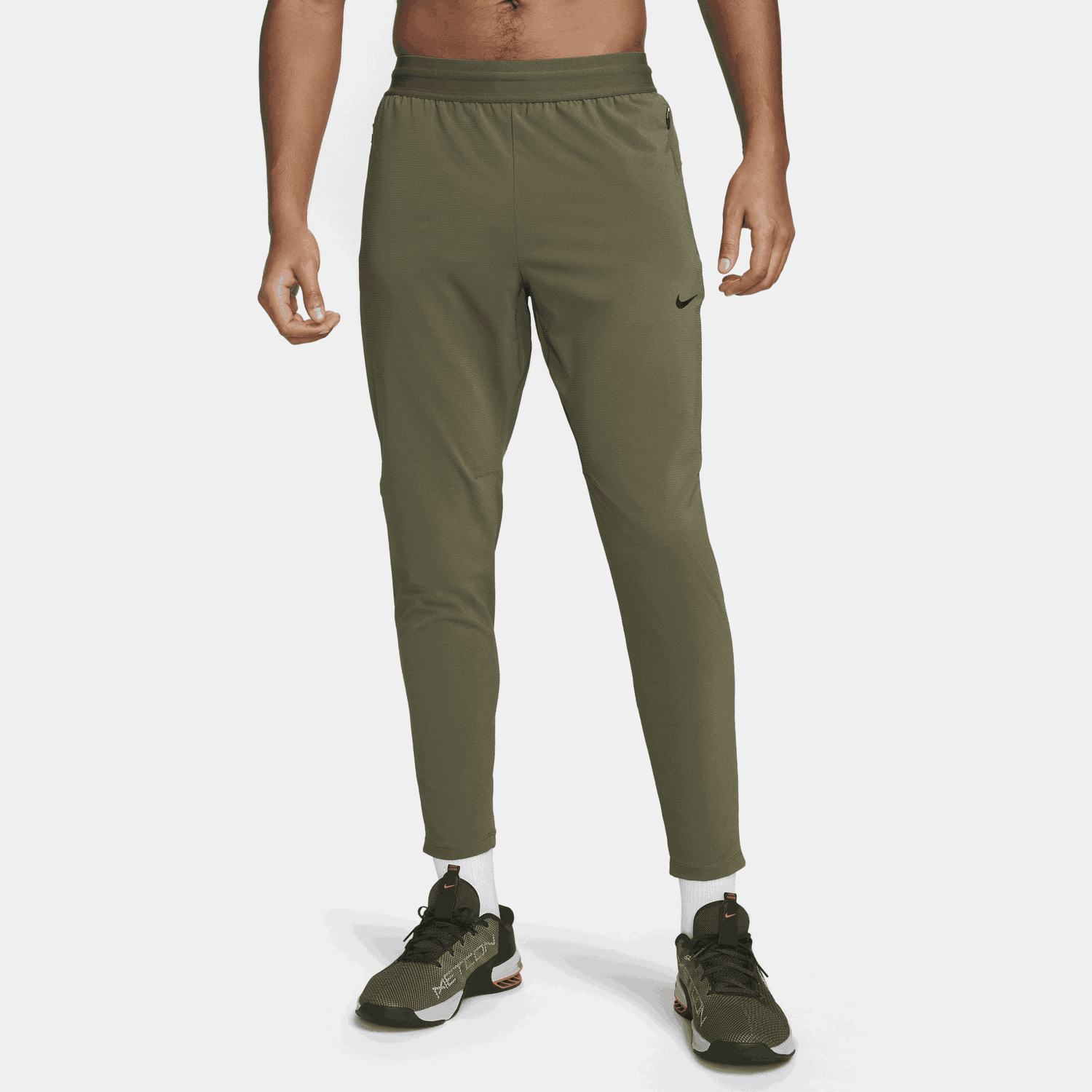 Tepláky Nike fitness Flex Rep Dri-FIT Zelené | FN2989-222, 0