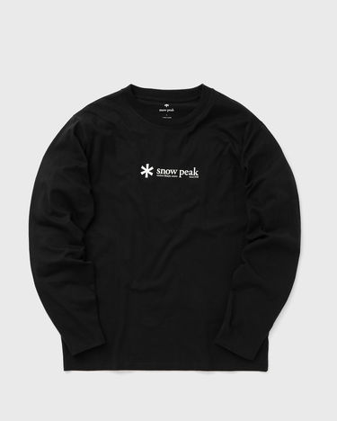 Tričko Snow Peak SOFT COTTON LOGO LONG SLEEVE T-SHIRT Čierna | SW-24SU201-BLACK, 0