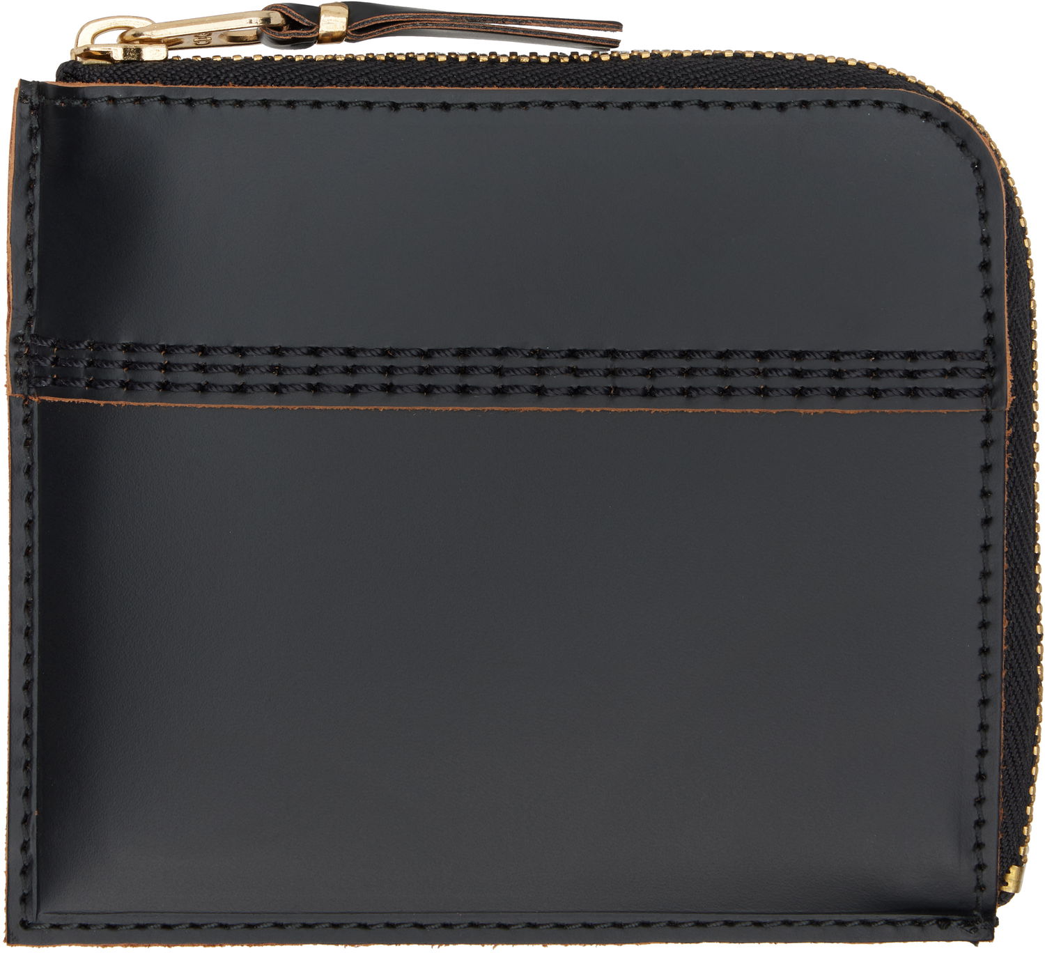 Peňaženka Comme des Garçons COMME des GARÇONS Triple Stitch Leather Wallet Čierna | SA3100TS, 0