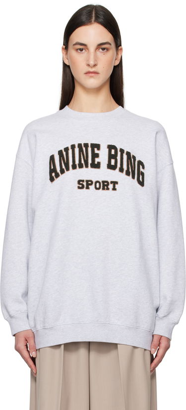 Sveter Anine Bing Anine Bing Tyler Sport Sweatshirt Šedá | S-08-5205-030, 0