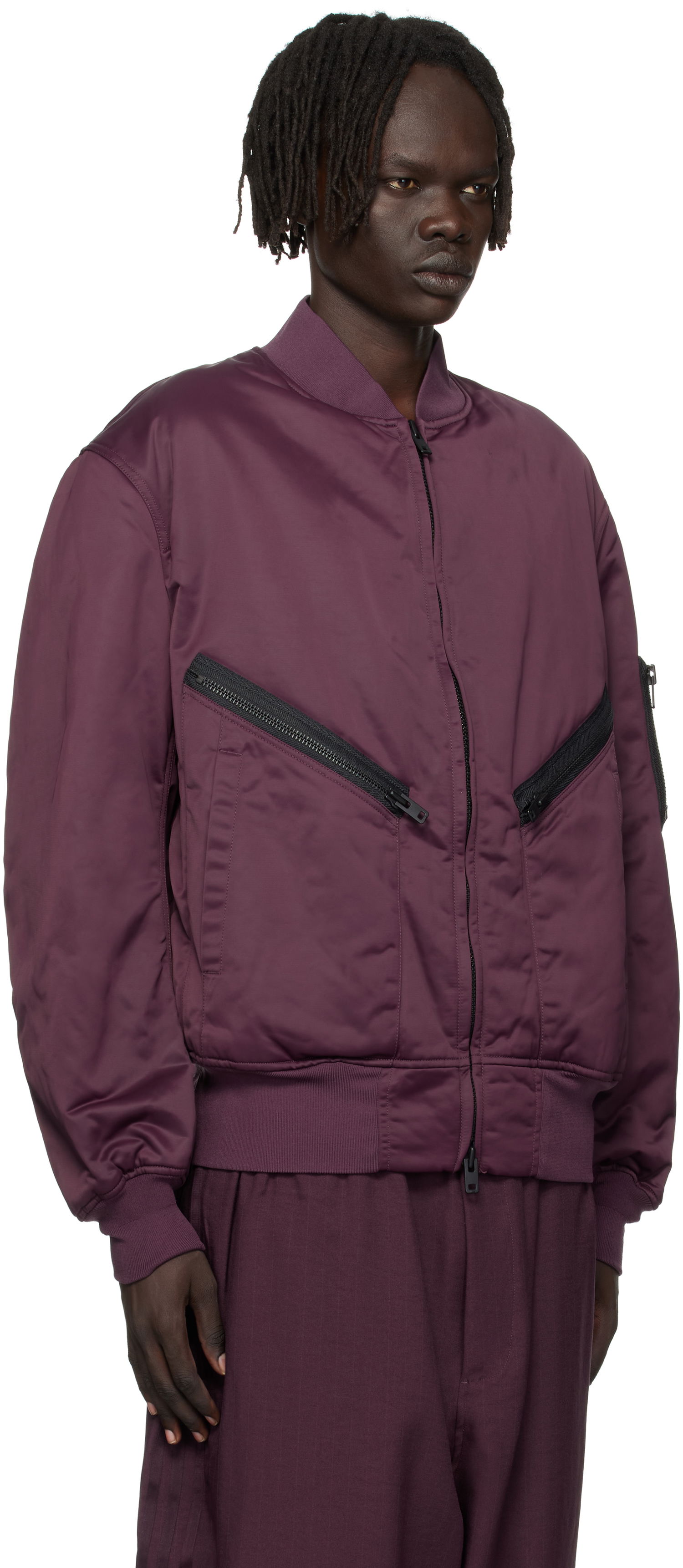 Bomber bunda Y-3 Y-3 Insulated Bomber Jacket Vínová | KA2397, 1