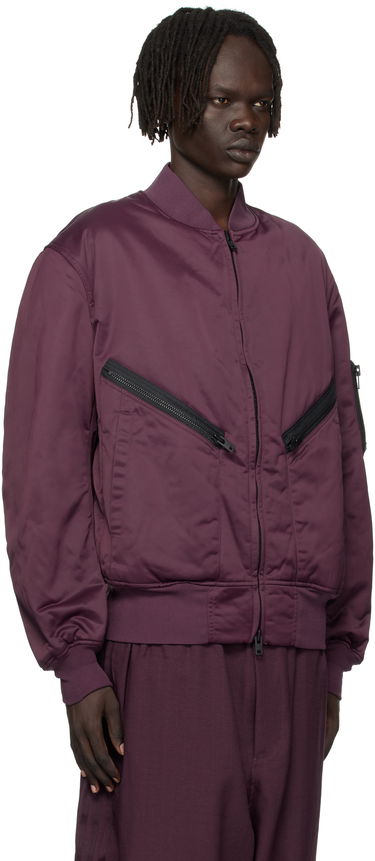 Bomber bunda Y-3 Y-3 Insulated Bomber Jacket Vínová | KA2397, 1