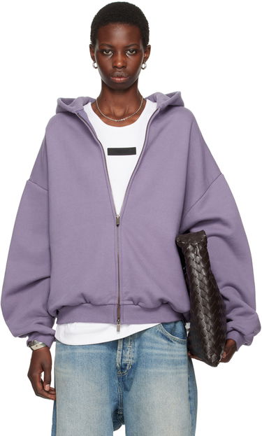 Mikina Fear of God Designer Full-Zip Hoodie Fialová | 192BT246247F, 0