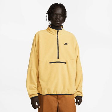 Mikina Nike Club Fleece+ 1/2-Zip Fleece Top Žltá | DX0525-725, 1