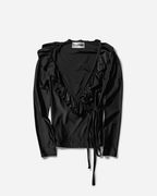 Daphne Ruffle Wrap Top