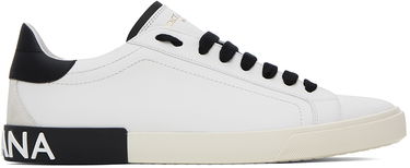 Tenisky a topánky Dolce & Gabbana White Portofino Vintage Sneakers Biela | CS2203AM779, 0