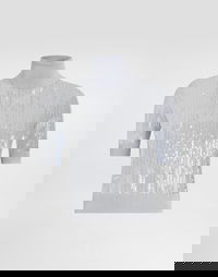 Sequin Embroidered Turtleneck Sweater