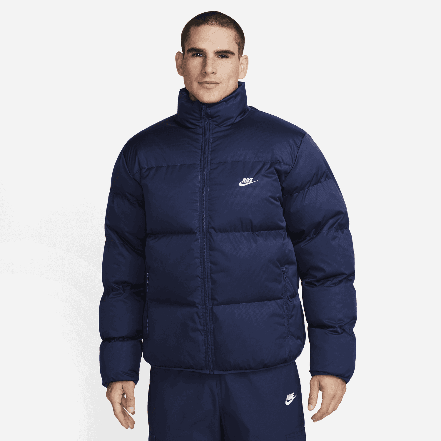 Prešívaná bunda Nike Sportswear Club Navy | FB7368-410, 0