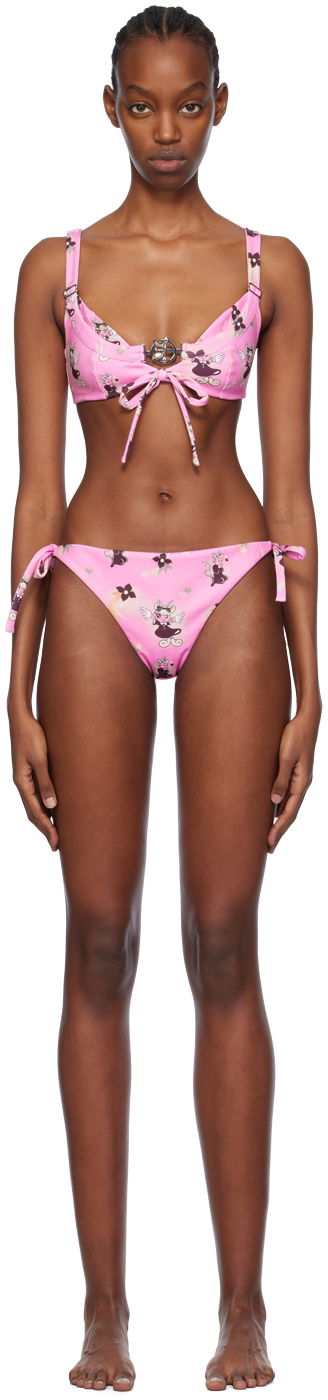 Plavky Chopova Lowena Suski Print Bikini Ružová | 6418, 0