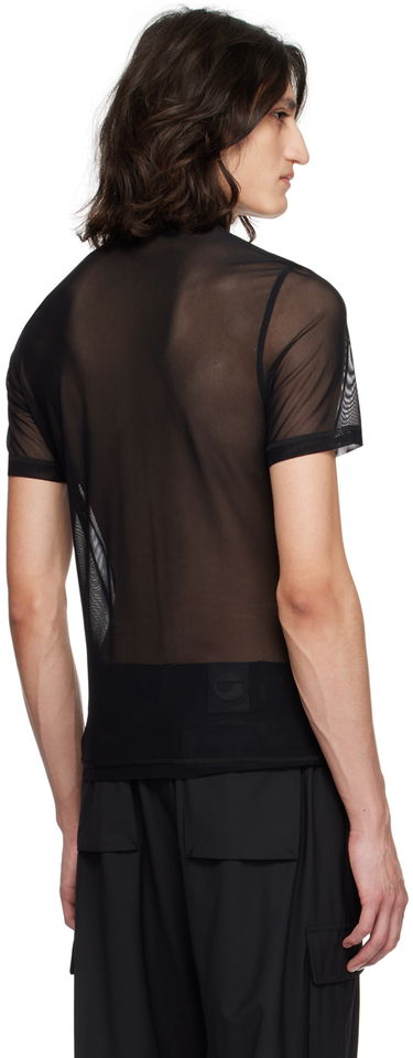 Tričko Coperni Coperni Turtleneck Mesh T-Shirt Čierna | COPJS20BIS557MEN, 2