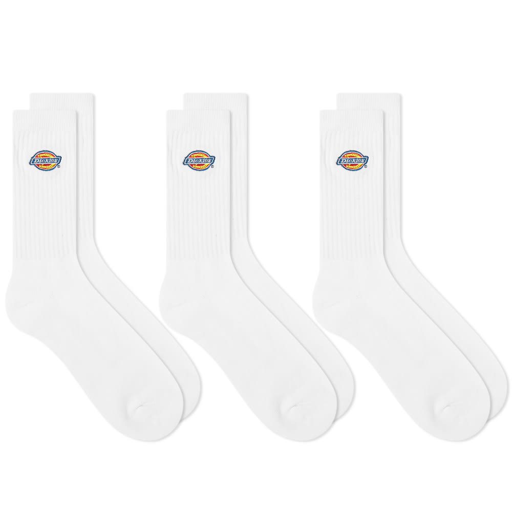 Ponožky Dickies Valley Grove Socks - 3 Pack Biela | DK0A4X82-WHX, 0