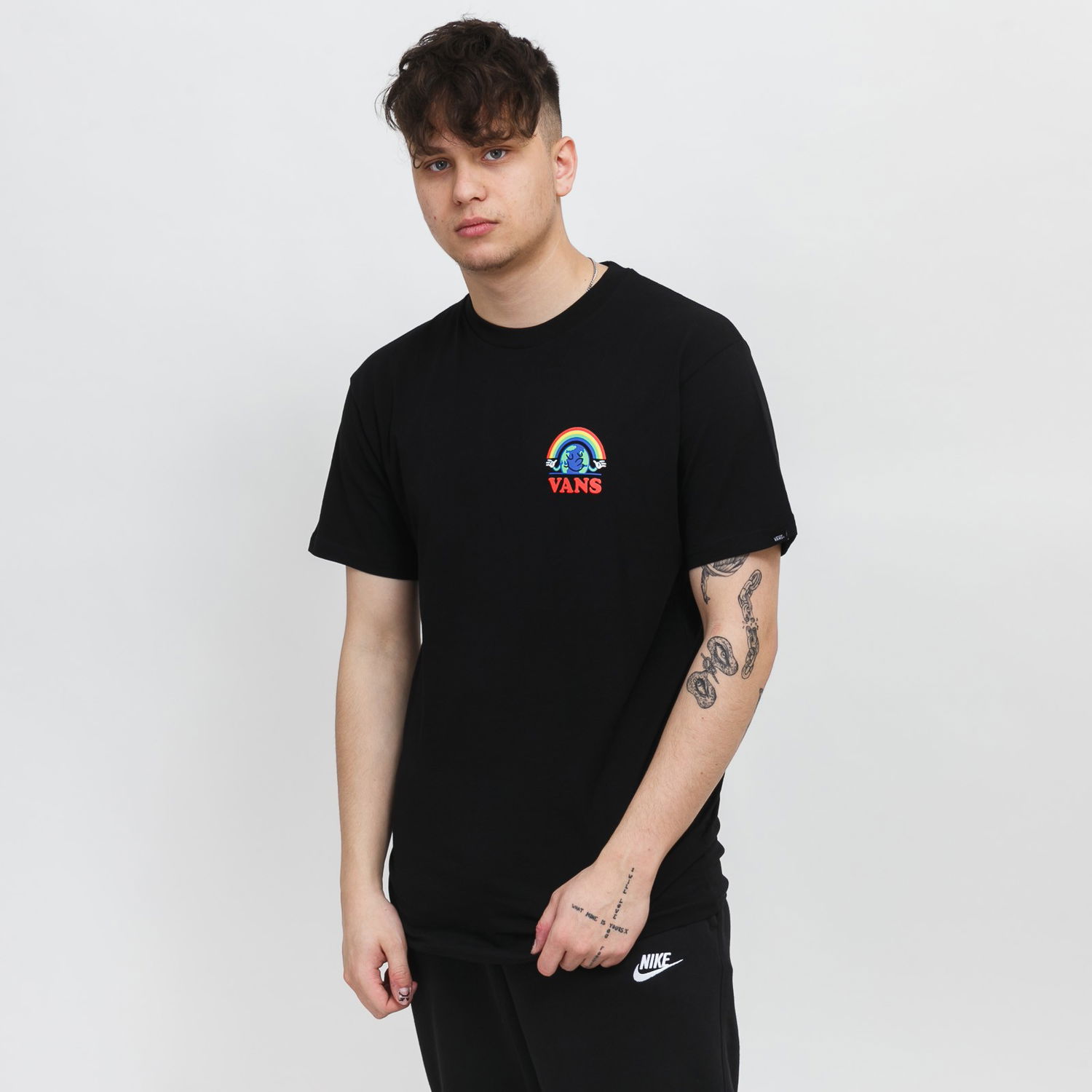 Tričko Vans Good Vibes T-Shirt Čierna | VN0A4PKXBLK1, 0