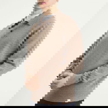 Polo tričko NORSE PROJECTS Standard Merino Lambswool Polo Béžová | N45-0621-2053, 5