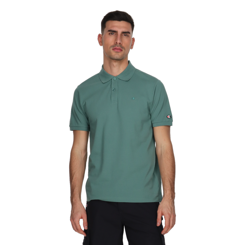Polo tričko Champion Classic Short Sleeve Polo Shirt Zelené | 220536-GS501