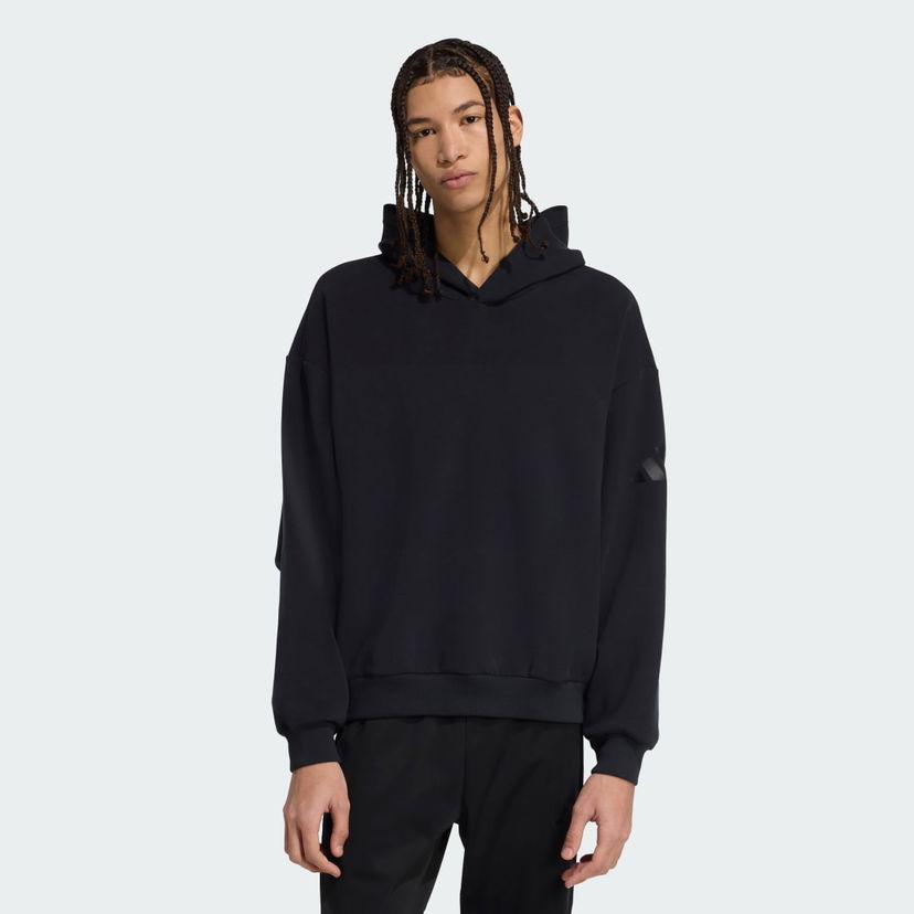 Mikina adidas Performance Soft Lux Hoodie Čierna | KB8085