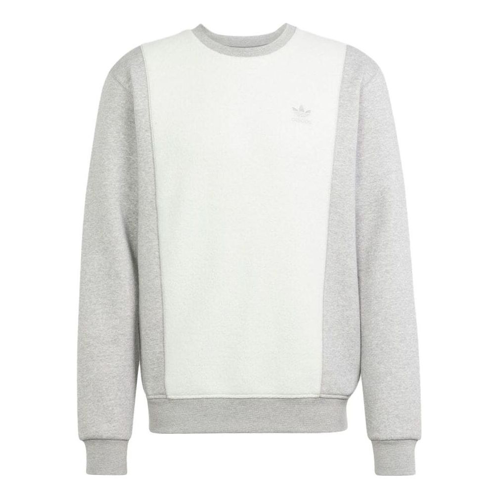 Sveter adidas Originals Essentials+ Trefoil Reverse Crewneck Sweatshirt Šedá | IM4448, 0