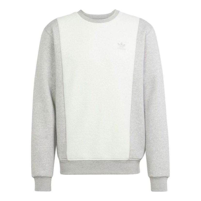 Sveter adidas Originals Essentials+ Trefoil Reverse Crewneck Sweatshirt Šedá | IM4448
